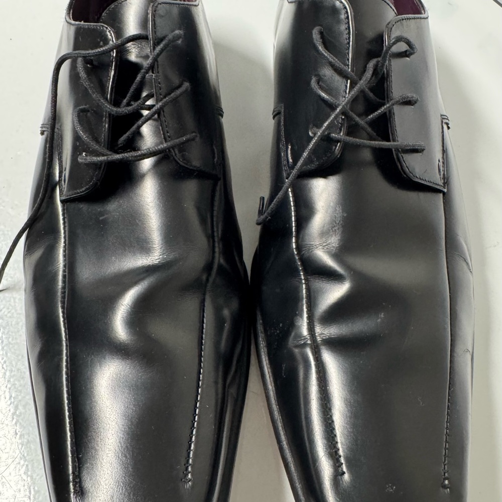 PS Paul Smith Black Leather Oxfords